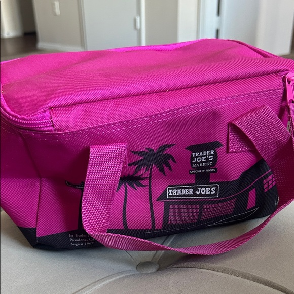 Trader Joe's Pink Insulated Bag - Picture 2 of 4